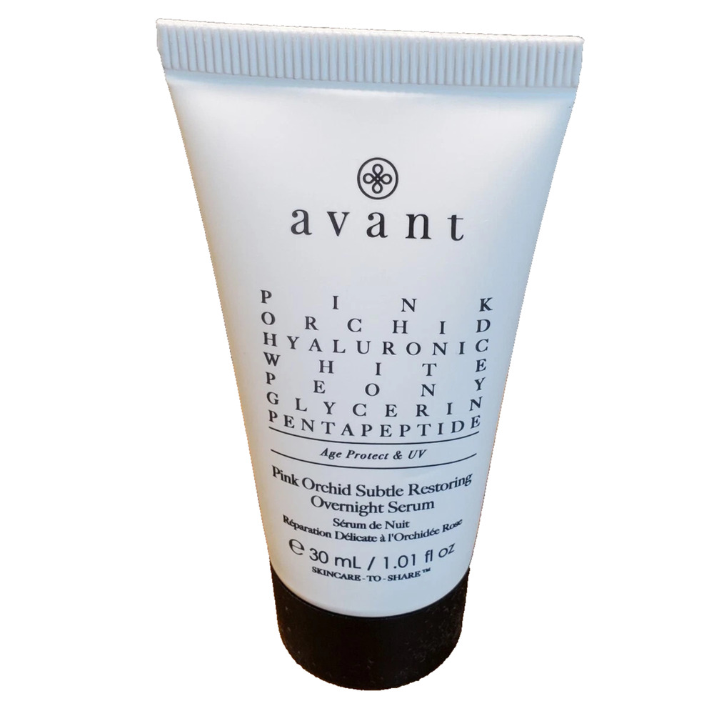 Avant Pink Orchid Subtle Restoring Overnight Serum Age Protect 1.01oz/30mL